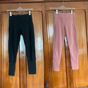 Free people Virgo legging BUNDLE in black and rose